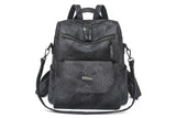 Women Backpack PU Fashion Travel Shoulder Bag