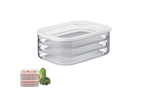 3-Layer Refrigerator Food Storage Container