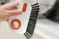 Set of 2Pcs Groove Cleaning Brush with Hidden Scraper