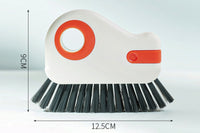 Set of 2Pcs Groove Cleaning Brush with Hidden Scraper