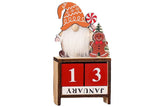 Portable Santa Design Christmas Calendar Ornament