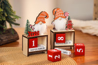 Portable Santa Design Christmas Calendar Ornament