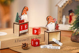 Portable Santa Design Christmas Calendar Ornament