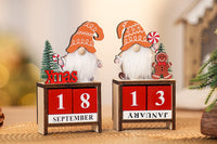 Portable Santa Design Christmas Calendar Ornament