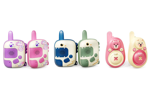 2Pcs Kids Walkie Talkies Set