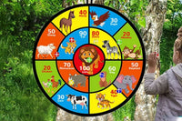 Large Double-Sided Dart Board Game For Kids