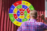 Large Double-Sided Dart Board Game For Kids
