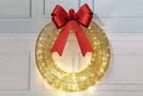 LED Christmas Wreath Decor