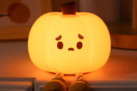 Cute Silicone Pumpkin Night Light