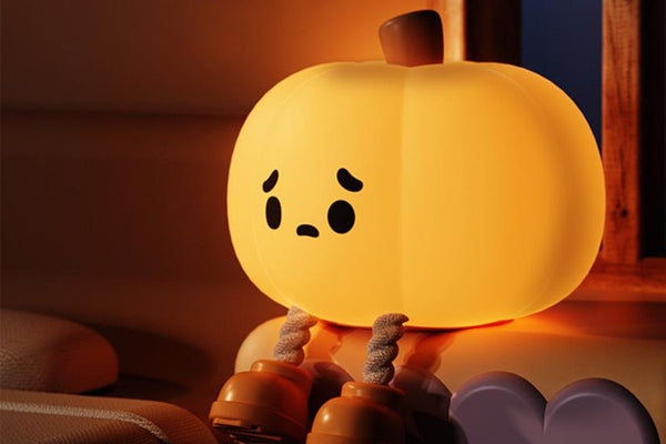 Cute Silicone Pumpkin Night Light