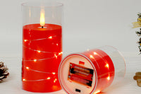 3 Pieces LED Flameless Candle Lights Set