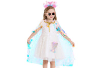 9-Piece Mermaid Princess Dress-Up Cape Kit