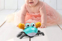 Electric Music Crawling Crab Kids Toy With Light