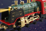 Electric Steam Train Set with Sound and Light