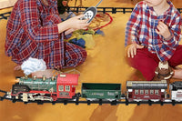 Electric Steam Train Set with Sound and Light