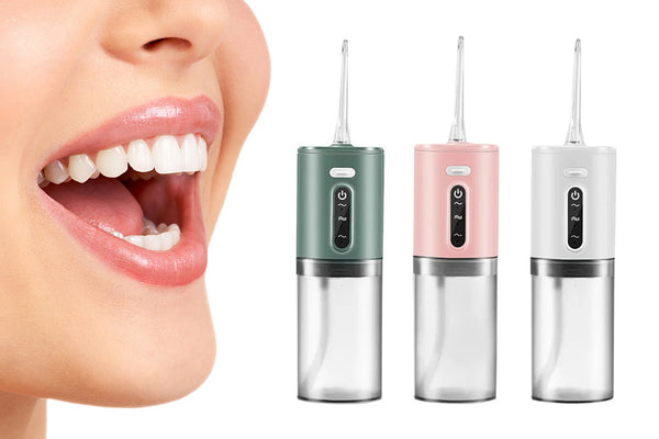 Electric Cordless Water Flosser with 5 Nozzles