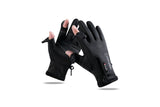 2 Finger Flip Touchscreen Winter Gloves