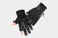 2 Finger Flip Touchscreen Winter Gloves