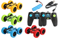 2.4GHz 4WD Fast RC Car Kids Toy Double Sided 360 Degree Rotating RC Truck