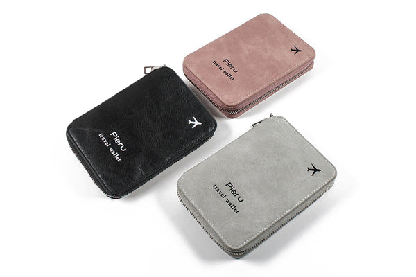 RFID Blocking Travel Passport Wallet