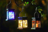 Set of 2Pcs Solar Hanging Lantern Lights