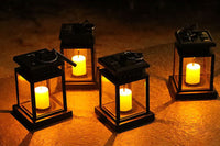 Set of 2Pcs Solar Hanging Lantern Lights