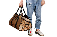 Firewood Log Carrier Bag