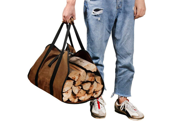 Firewood Log Carrier Bag