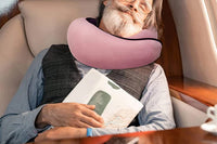 Memory Foam Travel Pillow for Sleep Neck Pillow with Storage Bag