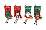 4Pcs Christmas Decoration Stocking Set