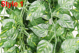 4pcs Artificial Ivy Vine Hanging Leaf Garland Plants Home Decoration Artificial Plants