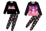 K-pop Demon Hunters-Inspired kids Long Sleeve Pajamas Set
