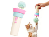 Automatic Retractable Cat Teaser Wand with Plush Ball Cat Toy