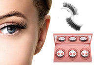 3 Pairs of Self-Adhesive Eyelashes Reusable Glue Free False Eyelashes
