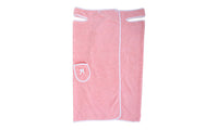 135x80CM Coral Fleece Bath Towel Wearable Wrap Absorb Bathrobe With Pocket