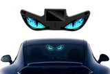 Solar Powered Devil Eyes Car Dynamic Light Car Decal Car Window Interior Decoration