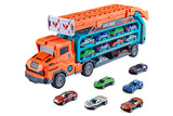 Carrier Truck Transport Car Toys Foldable 3 Layer Car Race Track Toys With 6 Toy Cars