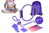 13Pcs Home Pilates Essentials Kit Yoga Ring and Ball Resistance Band Pilates