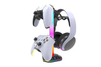 RGB Game Controller Headset Desktop Holder Colorful Controller Stand Gaming Accessories