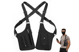Outdoor Double Shoulder Armpit Bag with Multiple Pockets