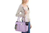 Women's Large Canvas Crossbody Tote Handbag