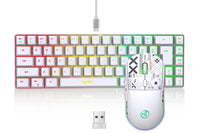 Mini Gaming Keyboard and Mouse Combo Wired K68 RGB Streamer