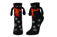 2 Pairs of Christmas Magnetic Holding Hands Socks