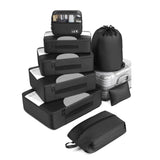 8Pcs Suitcase Compression Packing Cubes Set