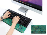 Ergonomic Keyboard Wrist Rest Pad Integrated Wrist Support for Gaming and Office