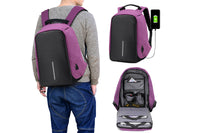 Anti-Theft Backpack School Travel Laptop Bag with USB Charging Port