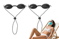 2Pcs Eye Protection Red Light Therapy Tanning Bed Goggles