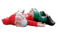 Funny Drunk Garden Gnome Patio Ornament for Yard Decor