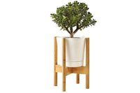 Adjustable Bamboo Plant Stand Holder Indoor