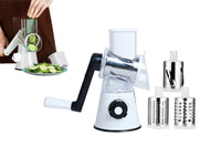 Kitchen Vegetable Food Manual Rotary Drum Grater Chopper Slicer Fruit Cutter